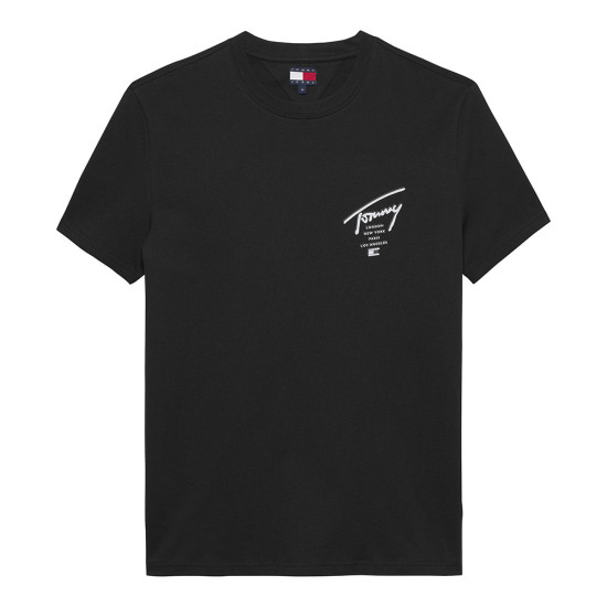 Tommy Hilfiger Ανδρική κοντομάνικη μπλούζα Signature Back Logo Jersey T-Shirt
